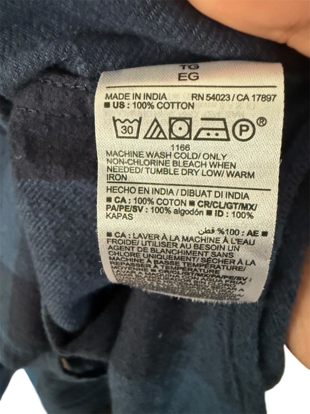 Quiksilver Blue Plaid Flannel Shirt Jacket Cotton Size Large - Picture 5 of 6